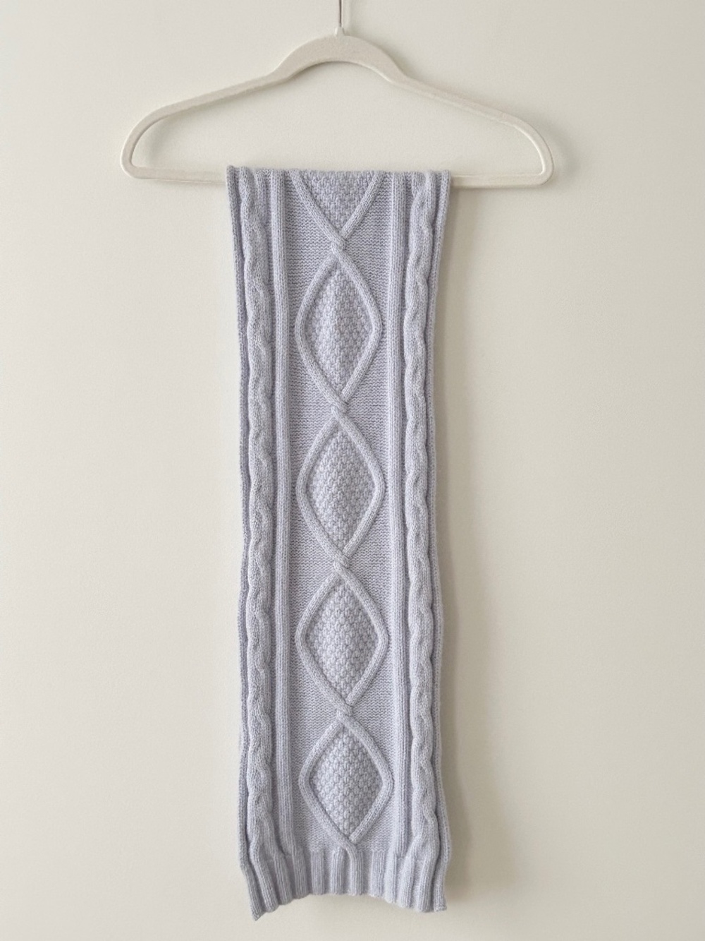 Banana Republic Angora & Lambswool Cable Knit Scarf